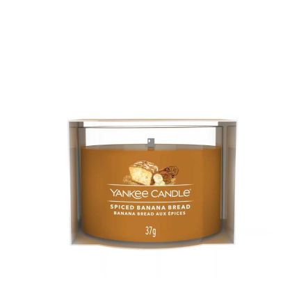 CANDELA PROFUMATA VOTIVE IN VETRO SPICED BANANA BREAD