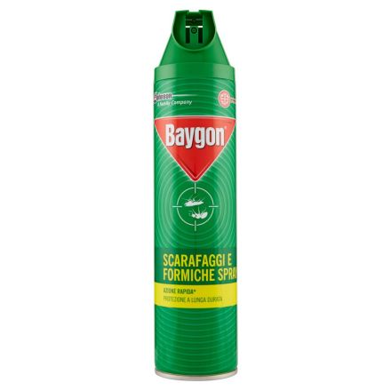 Baygon Spray insetticida scarafaggi e formiche, 400 ml