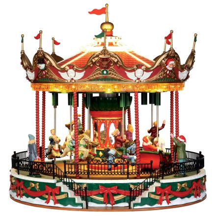 Santa Carousel - LEMAX COD 34682