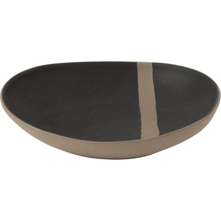 Insalatiera in ceramica 20.7X20.7X5cm Nero