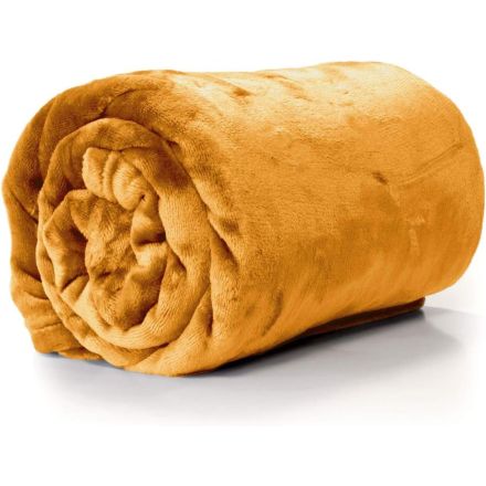 Coperta Enzo 130x180cm Arancione Fiamma