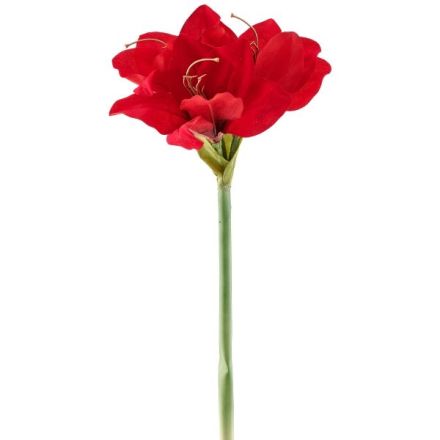 Fiore Amarillide Rosso 50 cm