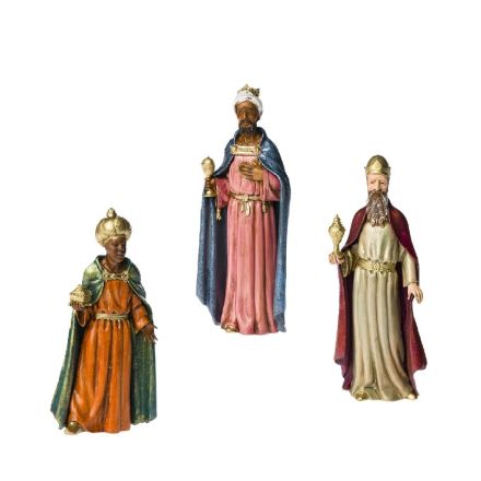 SET RE MAGI STILE SETTECENTO 12CM