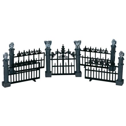 Gargoyle Fence, Set Of 5 - LEMAX COD. 44139