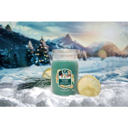 YANKEE CANDLE Giara Grande in vetro Holiday Winterfest