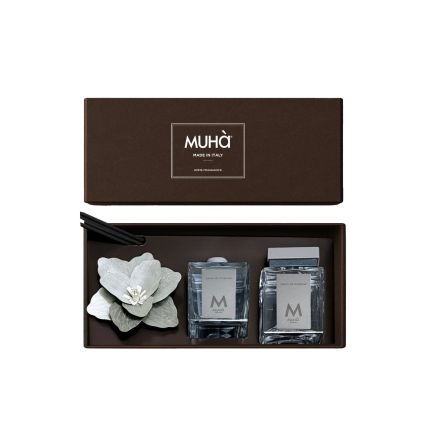 MUHA Confezione Magnum 250 ml + Profumo 200 ml Fiori di Cotone