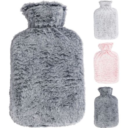 Borsa dell'Acqua Calda in Peluche 1,75 lt colore assortito