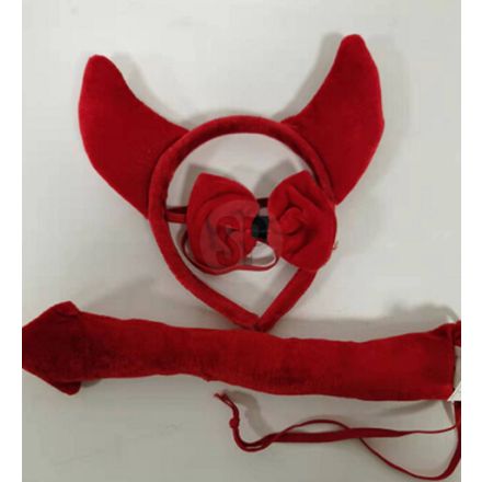 COSTUME HALLOWEEN DA DIAVOLO 3 PEZZI