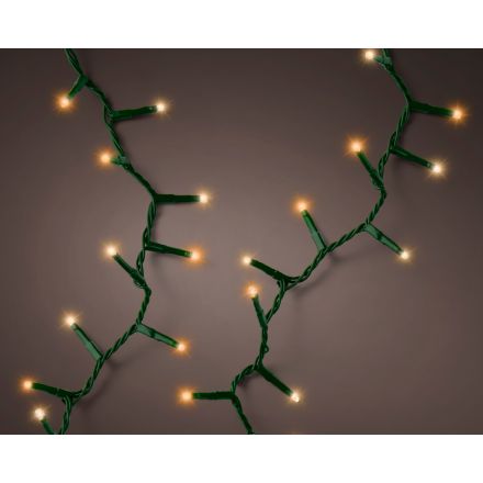 LUCI DI NATALE 1500 LED BIANCO CALDO 3400CM 8 GIOCHI DI LUCE