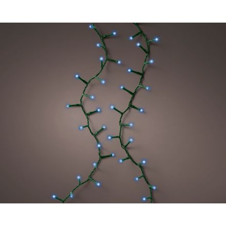 LUCI DI NATALE 1000 LED BLU 2250CM 8 GIOCHI DI LUCE