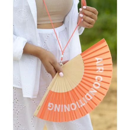 Ventaglio "AIR CONDITIONING" Arancione Fisura