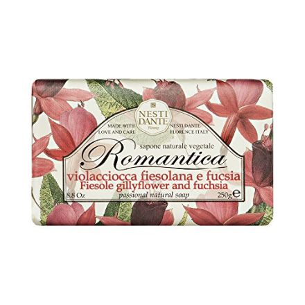 SAPONE VEGETALE ROMANTICA VIOLACCIOCCA FIESOLANA&FUCSIA 250GR