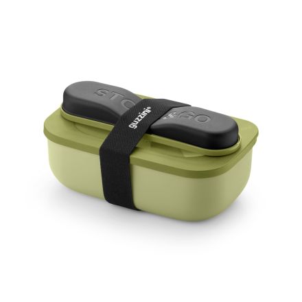 Set Lunch Box con Posate Store&Go Verde Guzzini