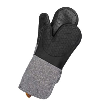 GUANTI DA FORNO IN SILICONE ADA NERI