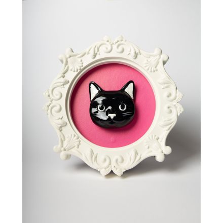 BLOGO Quadro Specchio Icons Pippo Rosa