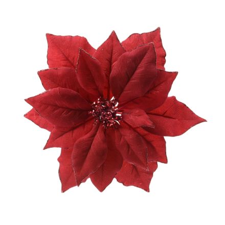 POINSETTIA APPENDIBILE ROSSA 24X24X6CM
