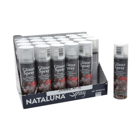 SPRAY NATALIZIO GLITTER ARGENTO 100ML