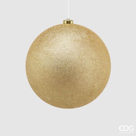 PALLINA POLY 20CM GLITTER ORO