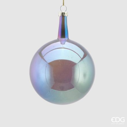 1 HALS BLAU/LILA GLASKUGEL 10CM