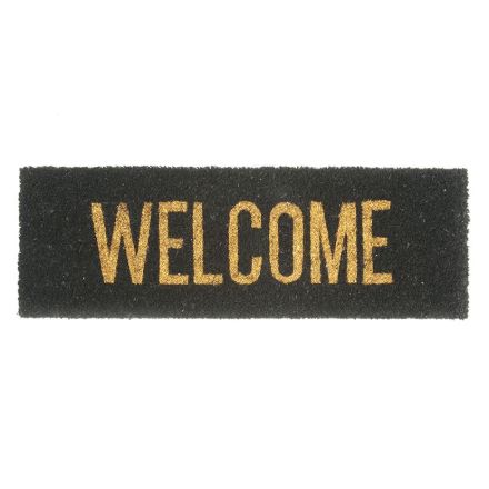 Zerbino Welcome 75x26 cm Oro