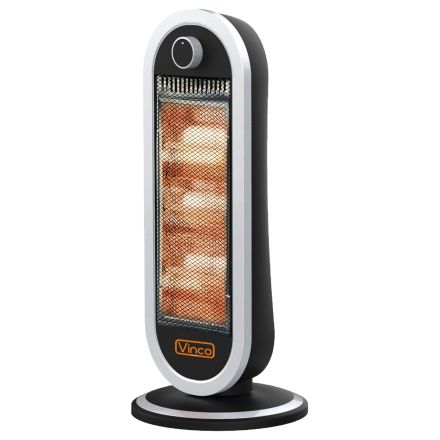 STUFA ALOGENA CON FINITURE SOFT TOUCH 1,2 KW