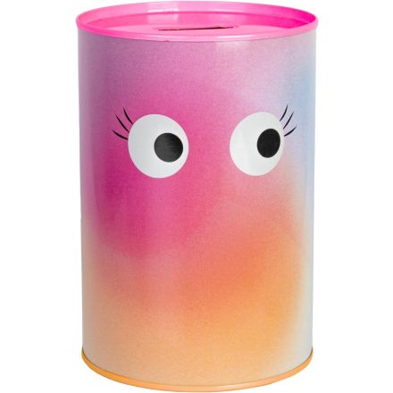 SALVADANAIO XL EYES SFUMATO ROSA