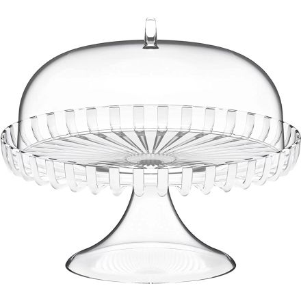 ALZATA CON CAMPANA "DOLCEVITA" TRASPARENTE