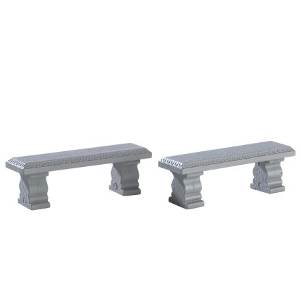 Plaza Bench, Set Of 2 - LEMAX COD. 74236