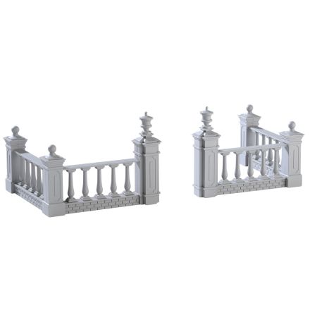 Plaza Fence, Set Of 4 - LEMAX COD. 74237