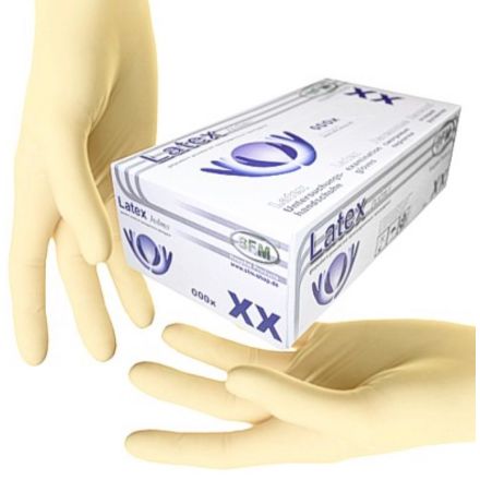 GUANTI IN LATTICE TAGLIA XL 90PZ