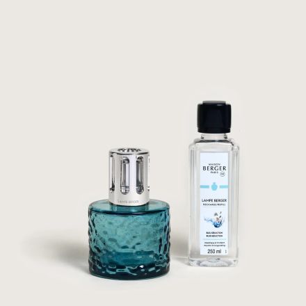 Maison Berger Paris Lampada Catalitica Set "Mirage Blu" 250 ml - Blu/Argento