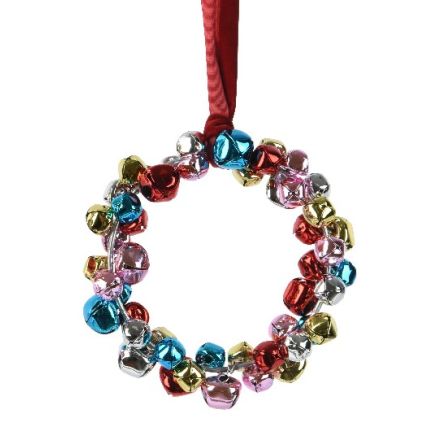 Ghirlanda Multicolore decorazione natalizia appendibile H13cm