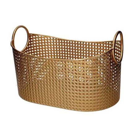 Cesta II 46,5x30x30h cm Oro