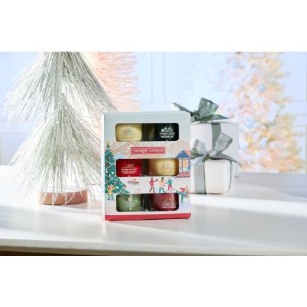 YANKEE CANDLE Confezione regalo 6 candele mini in vetro