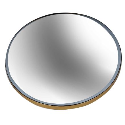 Centrotavola a Specchio Ø25,5x2h cm Oro