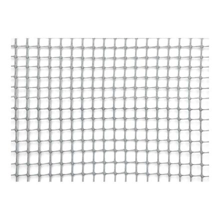 Rete Quadra Maglia Argento 10mm per Recinzioni 100x500cm