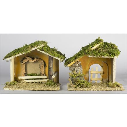 CAPANNA 22X12X19CM  VUOTA ASSORTITA