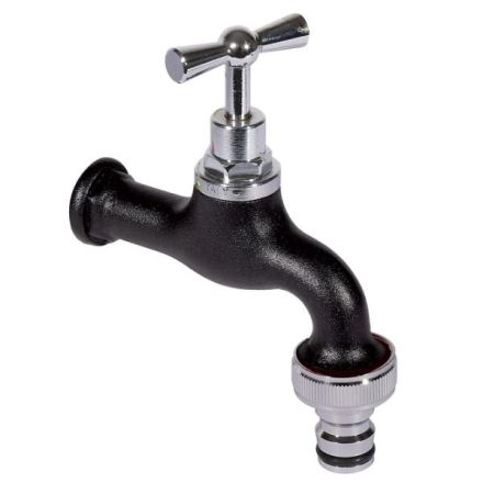 RUBINETTO PER FONTANA IN OTTONE ANTRACITE