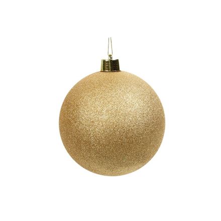 Maxi Pallina di Natale XXL Oro Glitter