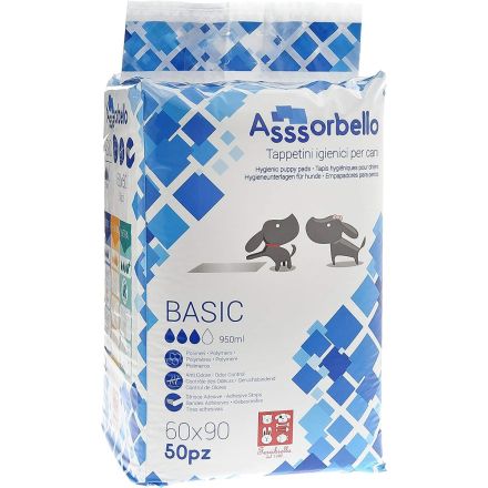 TAPPETINI IGIENICI "ASSSORBELLO" BASIC 60X90