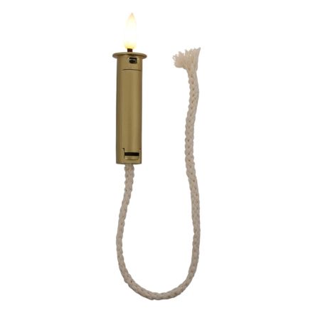 STOPPINO LED GOLD 1.9CM EFFETTO LAMPADA A OLIO