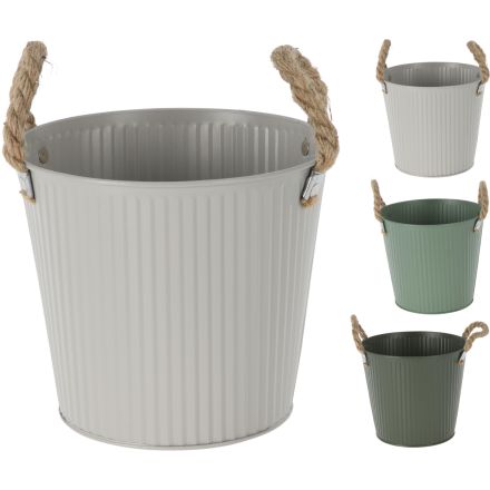 PORTAVASO IN METALLO 16CM COLORE ASSORTITO