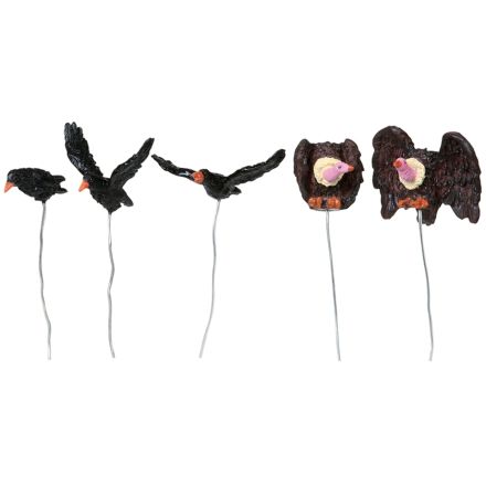 Assorted Birds, Set Of 5 - LEMAX COD. 84816