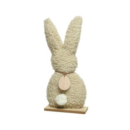 CONIGLIO di PASQUA TEDDY BEIGE 6X12X23,5CM