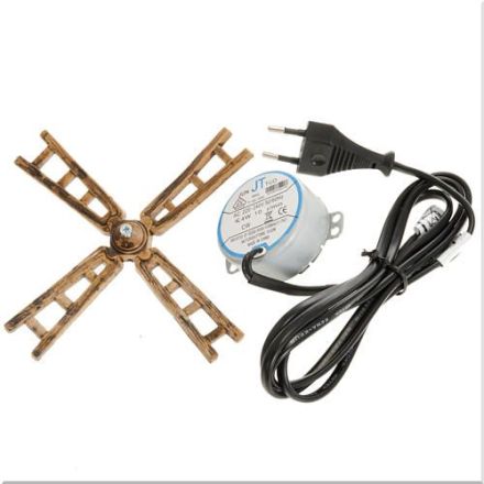 KIT PER MULINO A VENTO MOTORINO 3 WATT+PALA 14CM