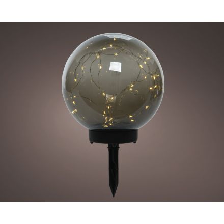 LAMPADA SOLARE 20X28CM GRIGIO FUMO