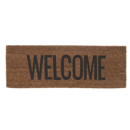 Zerbino Welcome 75x26 cm Nero