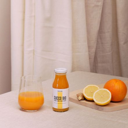 Passo Ladro Succo di Arancia, Limone, Carota e Zenzero Bio, 200ml