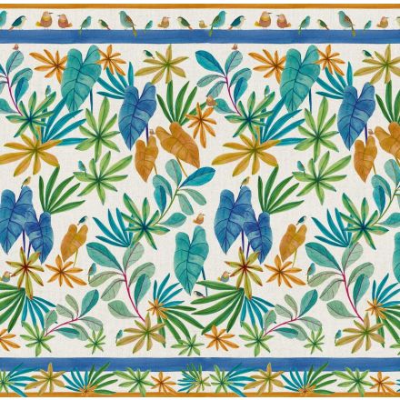 MINDO MEZZERO DECORATIVO DI LINO 180X280