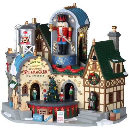 Ludwig's Wooden Nutcracker Factory - LEMAX COD. 95463